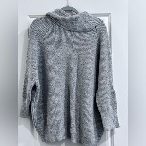 Chico's Heather Gray Cowl Neck Sweater size XL (3)